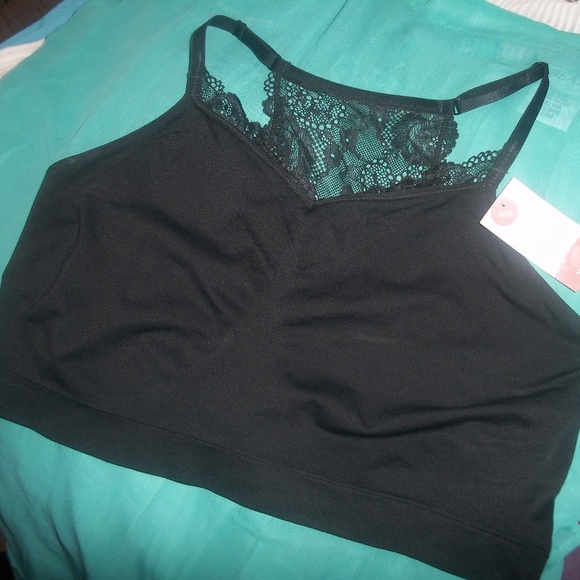 Lane Bryant Cacique Other - The Modern Collection Black Bralette NWT Lane Bryant Cacique Other - The Modern Collection Black Bralette NWT